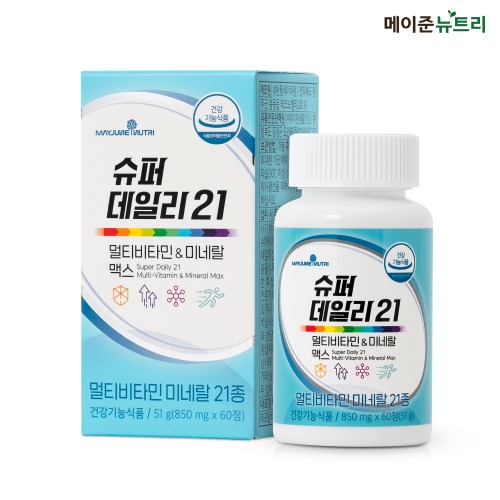 슈퍼 데일리21 멀티비타민&amp;미네랄 맥스 1박스 2개월분