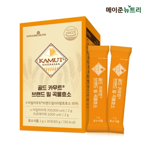 골드 카무트® 브랜드 밀 곡물효소 1박스 (1개월분)